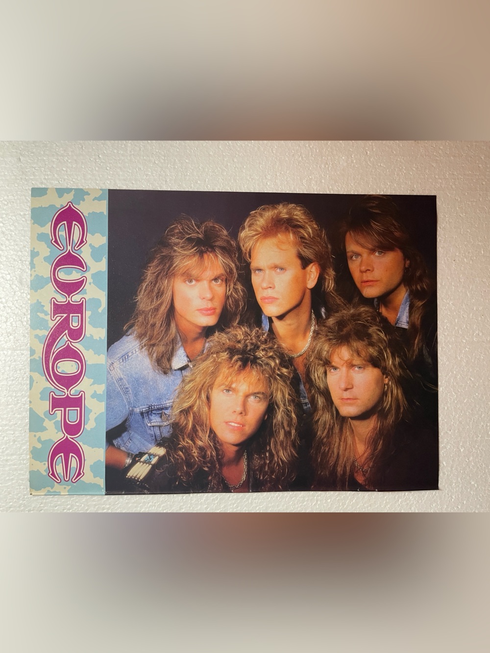 EUROPE Pink Band Pinup